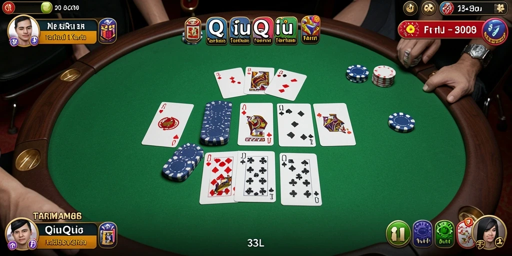 Screenshot gameplay QiuQiu dari 33L yang menegangkan.