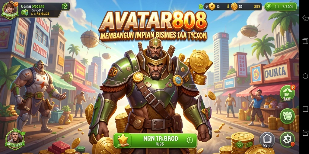 Tampilan menarik dari gameplay AVATAR808 yang menantang dan interaktif.