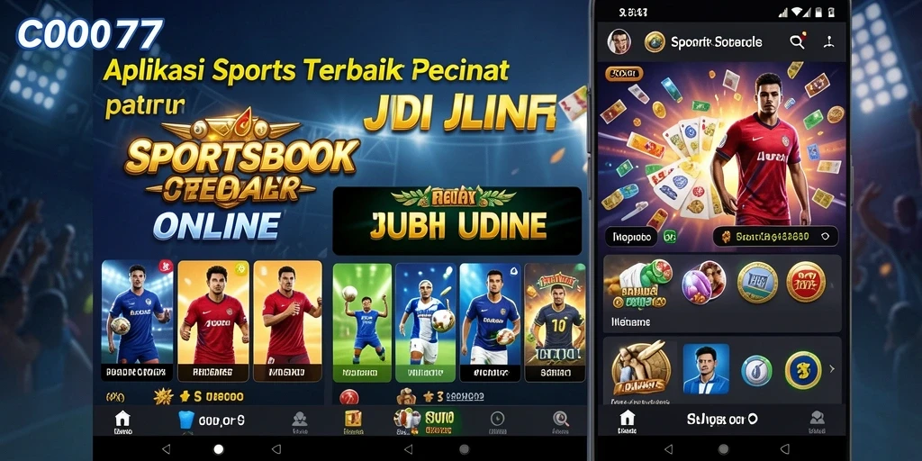 Tampilan gameplay C0077 dengan taruhan olahraga yang beragam.