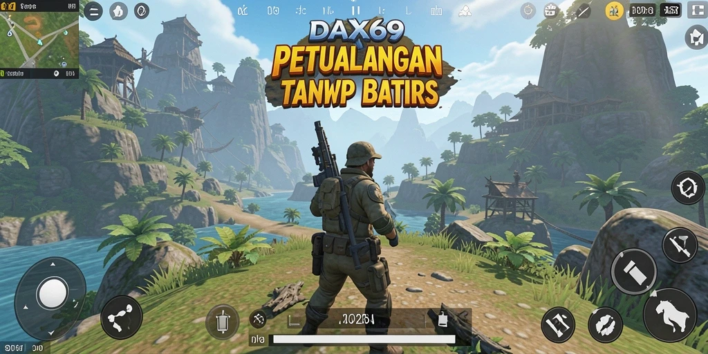 Gameplay DAX69 menampilkan petualangan seru di dunia terbuka.