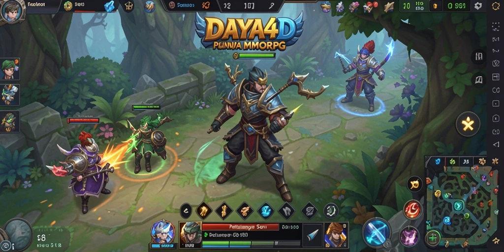 Tampilan gameplay seru di dunia MMORPG DAYA4D.