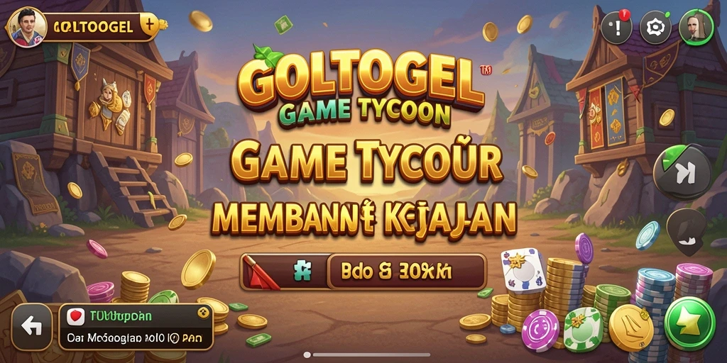 Gameplay seru dalam GOLTOGEL dengan elemen Tycoon yang menarik.