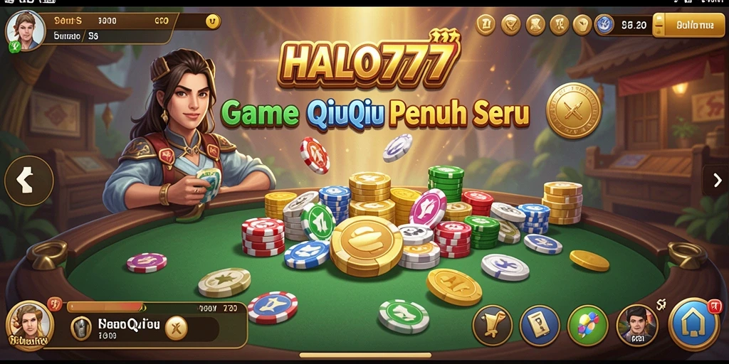 Gameplay QiuQiu yang seru dan menegangkan di HALO777.