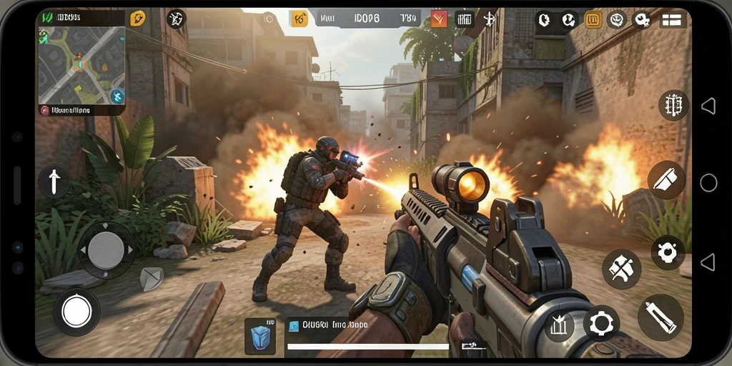 Gameplay seru ID098 dengan pertempuran dan strategi yang mendebarkan.