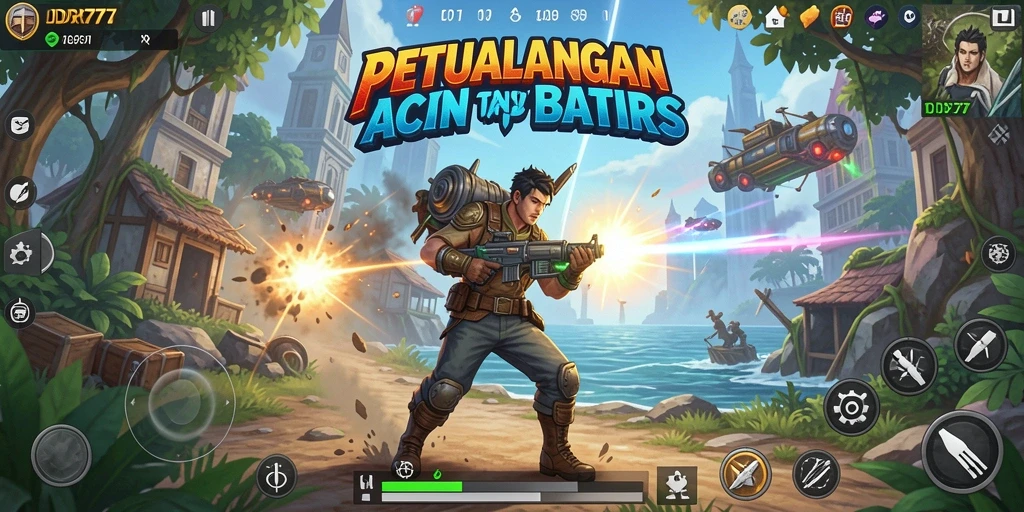 Tampilan menarik gameplay IDR77 yang penuh aksi seru.