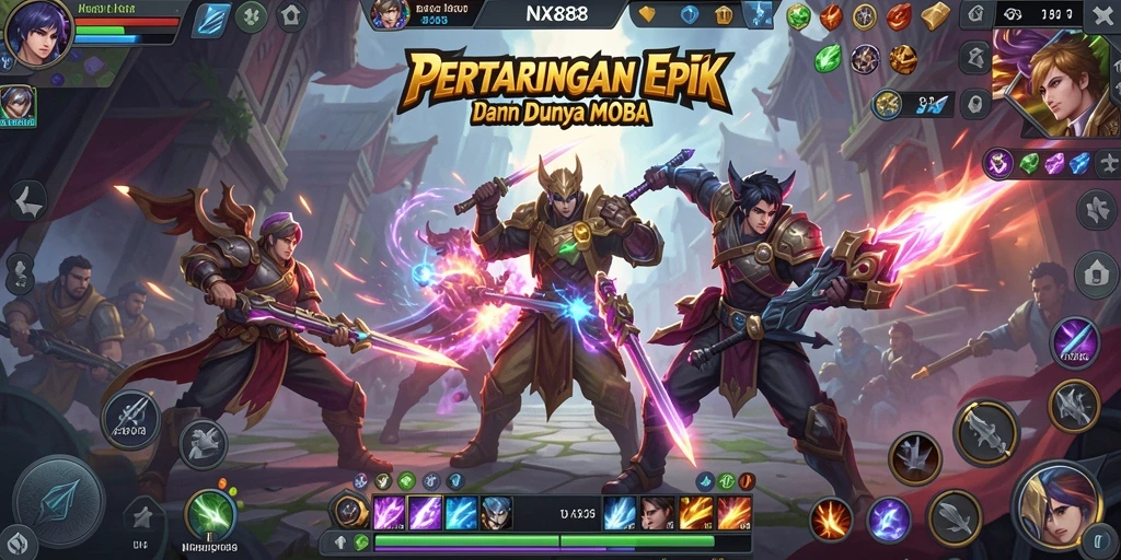 Tampilan gameplay seru di NX888 dengan aksi strategis.