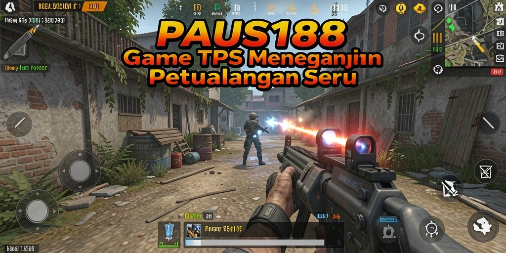 Tampilan gameplay seru di PAUS188 dengan aksi TPS yang mendebarkan.