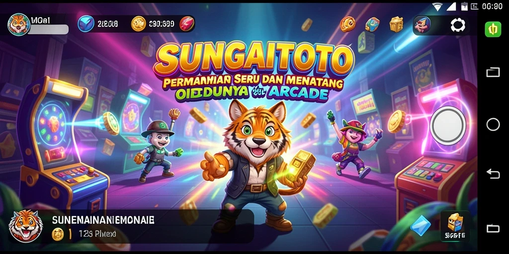 Gameplay SUNGAITOTO menampilkan aksi seru di dunia arcade.
