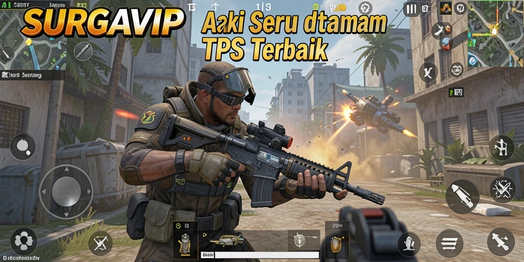 Screenshot gameplay SURGAVIP yang menegangkan dan penuh aksi.